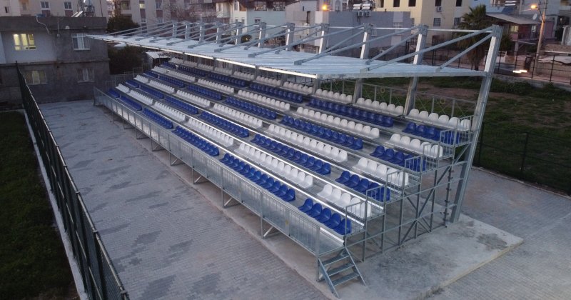 ADANA 480 KİŞİLİK ÇELİK PORTATİF TRİBÜN