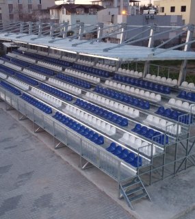 ADANA 480 KİŞİLİK ÇELİK PORTATİF TRİBÜN